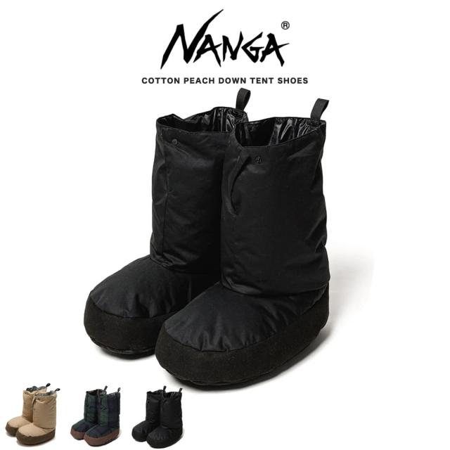 NANGA ナンガ COTTON PEACH DOWN TENT SHOES コットンピーチダウンテントシューズ アウトドアフィールドシューズ