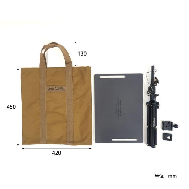 POST GENERAL(ポストジェネラル) TRI-POD TABLE & HANGER トリポッドテーブル＆ハンガー アウトドア 折りたたみ サイドテーブル ハンガーラック_2