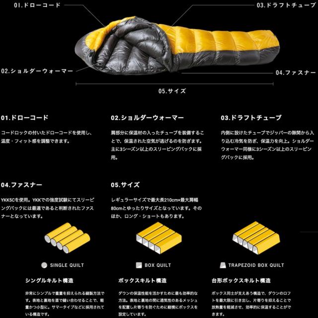 NANGA ナンガ AURORA TEX light 750DX ショート オーロラテックス ライト 760FP シュラフ 寝袋 身長165cmまで 総重量1,280g 女性向け_1