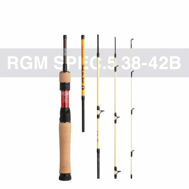 RGM(ルースター ギア マーケット) RGM SPEC.5 38-42B ベイトモデル モバイルロッド Line (PE〜0.6号  NY・FC〜6lb) Lure (~7g) 渓流 エリ｜au PAY マーケット