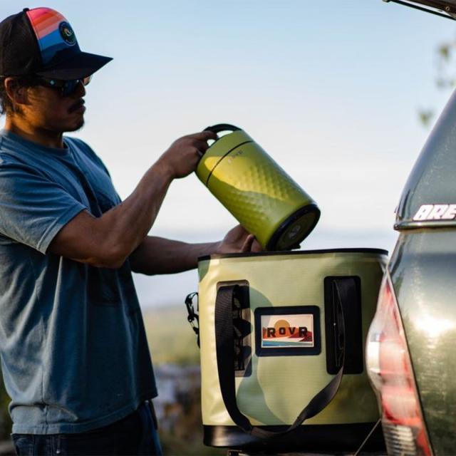 SALE50%OFF ROVR PRODUCTS (ローバー プロダクツ) TravelR 35QT(33.1L) Sea Grass トラベラー ソフトクーラーボックス BBQ アウトドア キャンプ KeepR & IceR Combo収納可能