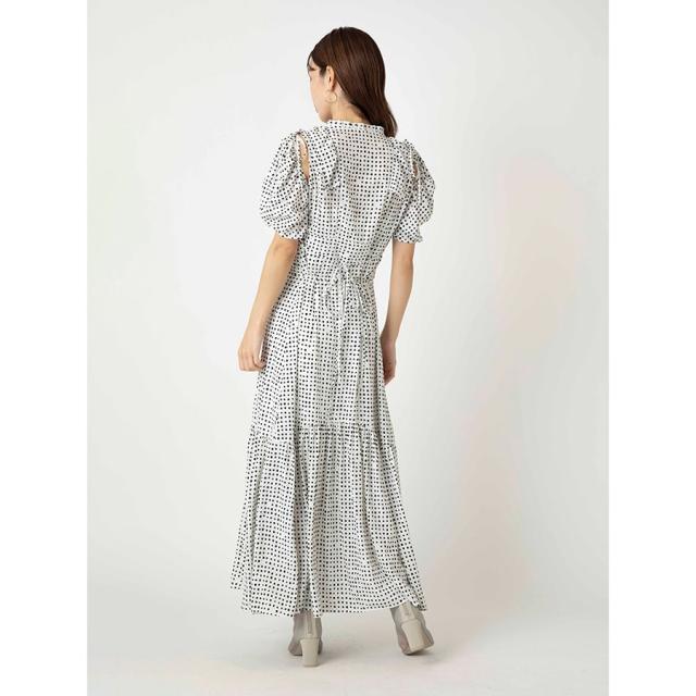 (SALE50%OFF) SNIDEL スナイデル フリルオーバーワンピース swfo221151 レディース ドレス  ロング フェミニン バルーンスリーブ フレア セール【P10】_2