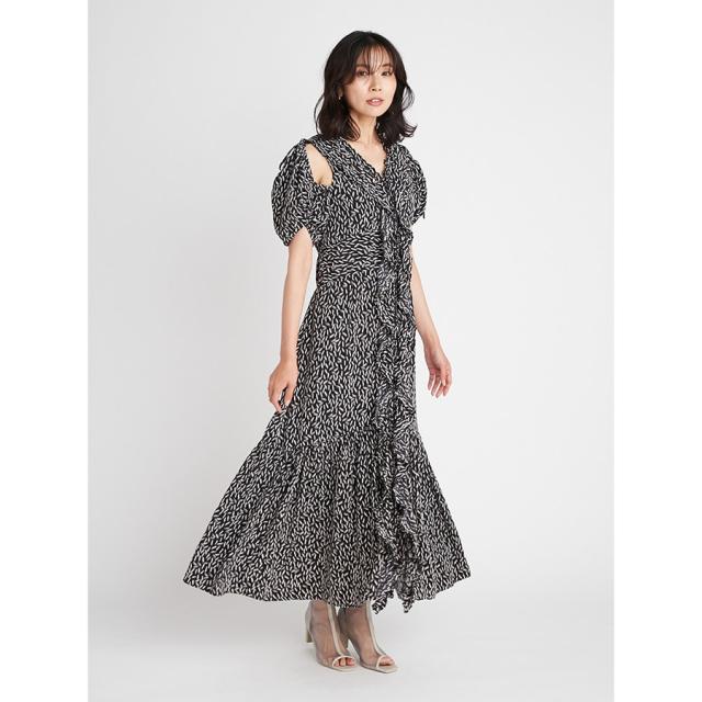 (SALE50%OFF) SNIDEL スナイデル フリルオーバーワンピース swfo221151 レディース ドレス  ロング フェミニン バルーンスリーブ フレア セール【P10】_5
