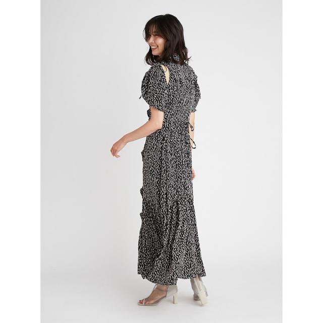 (SALE50%OFF) SNIDEL スナイデル フリルオーバーワンピース swfo221151 レディース ドレス  ロング フェミニン バルーンスリーブ フレア セール【P10】_6