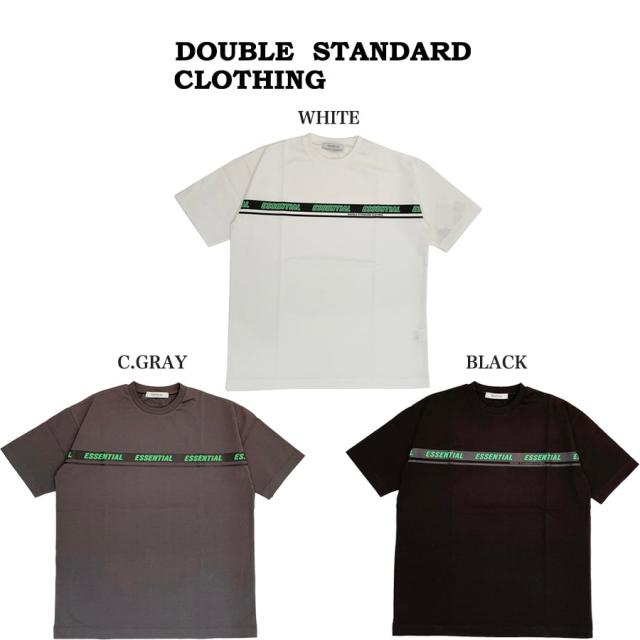 ダブルスタンダードクロージング DOUBLE STANDARD CLOTHING Essential / ロゴラインTシャツ 2508020223 レディース ダブスタ 2022春夏 2022SS トップス デイリーユース 半袖 スポーティー