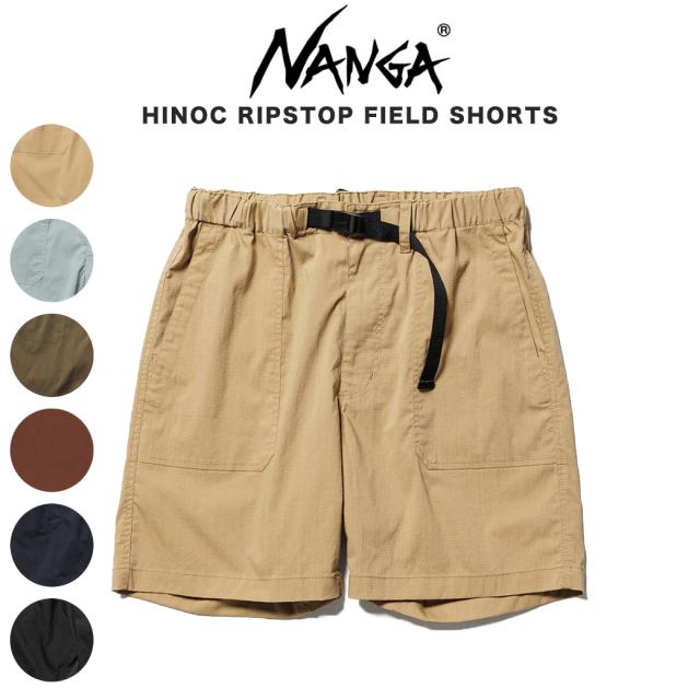 SALE20%OFF NANGA ナンガ HINOC RIPSTOP FIELD SHORTS ヒノックリップストップ フィールド ショーツ TAKIBIシリーズ ショートパンツ NW2421-1I208-A 難燃素材 アウトドア ショートパンツ 焚き火キャンプ セレクトショップムー