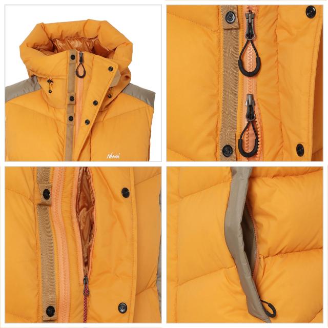 NANGA ナンガ LITEFORCE DOWN VEST (MEN) ライトフォース ダウンベスト メンズ n2530-0b029a スペイン産ダックダウン 90-10% (760FP) ダウン アウトドア 登山 春登山 冬キャンプ_4