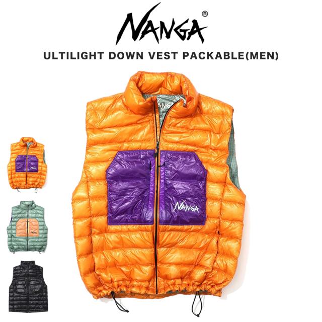 NANGA ナンガ ULTILIGHT DOWN VEST PACKABLE(MEN) アルティライト ダウンベストパッカブル メンズ