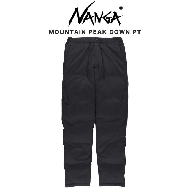 NANGA ナンガ MOUNTAIN PEAK DOWN PANTS マウンテンピーク ダウンパンツ(メンズ) n2530-0g087d 900FP 登山 山小屋 アウトドア テント泊 冬キャンプ 雪かき