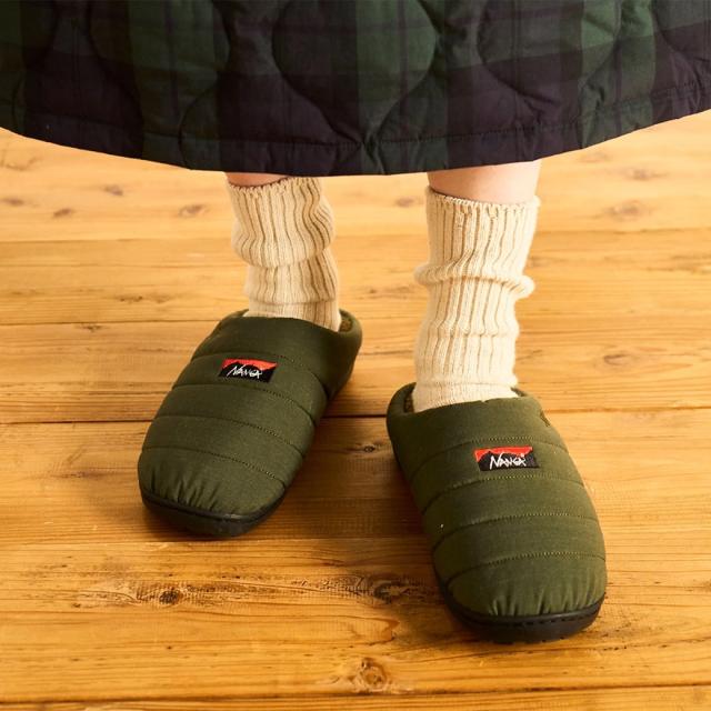 NANGA×SUBU HINOC WINTER SANDAL ナンガ×スブ ヒノックウィンターサンダル 焚き火仕様 テント内シューズ 22cm〜29.5cm
