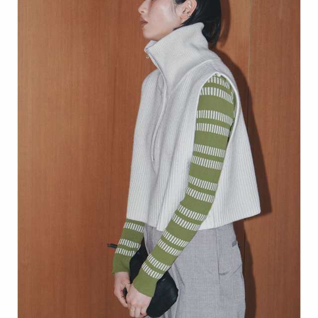 SALE20%OFF TODAYFUL トゥデイフル Halfzip Knit Vest ハーフジップ ...