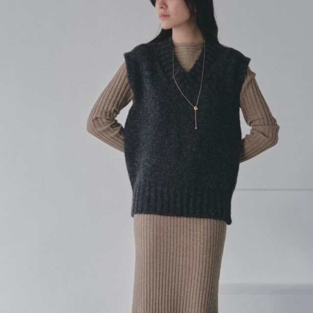 TODAYFUL 23秋冬 トゥデイフル Mottle Yarn Knit Vest モトルヤーンニットベスト 12320516 レディース 2023秋冬 トップス 吉田怜香