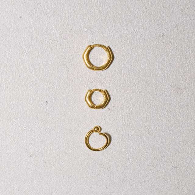 TODAYFUL トゥデイフル 23秋冬 Mini Hoop Pierce 3 Set ( Silver925 ...