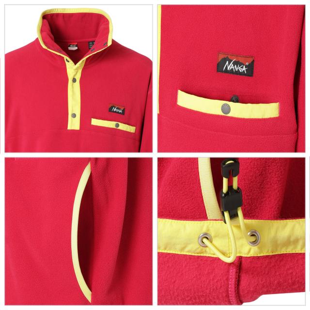 NANGA ナンガ AIR WARM FLEECE TOPS(MEN) エアウォーム フリース トップス n2530-1p111a キャンプアウトドア ギフトにおすすめ_5