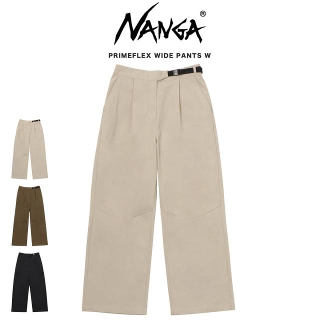 SALE20%OFF NANGA ナンガ PRIMEFLEX WIDE PANTS W プライムフレックス ワイドパンツ ウィメンズ 吸水速乾性 耐久性 ストレッチ性 アウトドア プレゼント ギフトにおすすめ