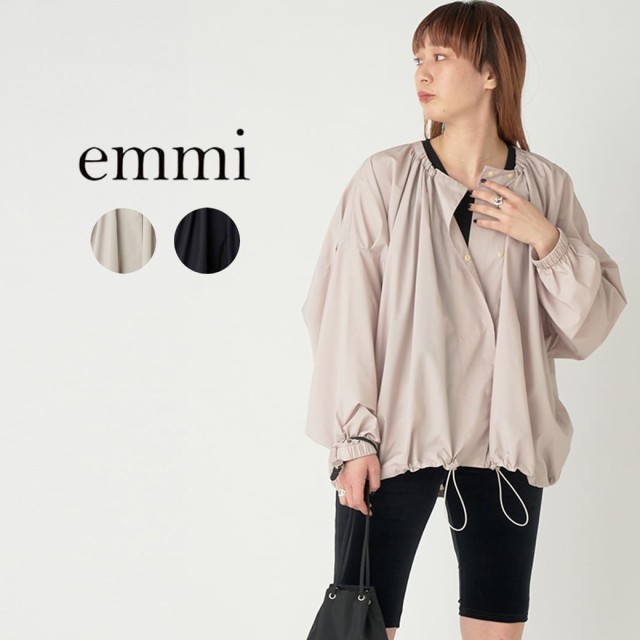 emmi atelier エミ アトリエ 金子綾撥水ブルゾン 13wfc232001 