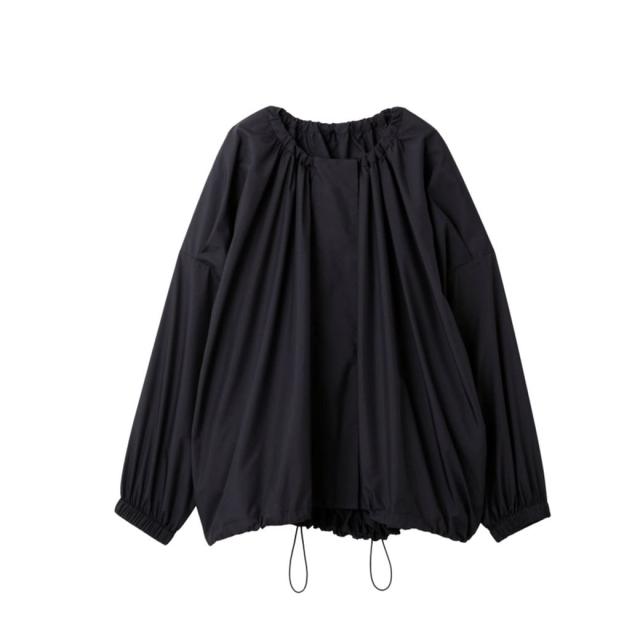 SALE20%OFF emmi atelier エミ アトリエ 金子綾撥水ブルゾン 13wfc232001 レディース  コラボ アウター 撥水加工 モード ボリュームスリーブ スポーティー ブラウス セレクトショップムー SALE20%OFF emmi atelier エミ アトリエ 金子綾撥水ブルゾン