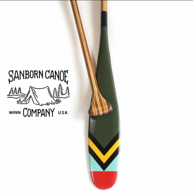 SANBORN CANOE COMPANY サンボーンカヌー Artisan Painted Paddles SCOUT カヌーパドル 7scapsct ウォールナット ハンドメイド インテリ