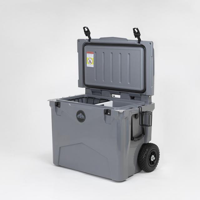 Mt.SUMI (マウントスミ) アイスロッククーラー 60QT ローラー 56.8L  ファミリーキャンプ グループキャンプ向け BBQ アウトドアイベント