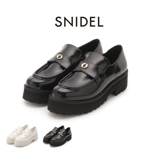 SALE60%OFF SNIDEL スナイデル ビット付きローファー swgs231609 レディース シューズ 靴 厚底ソールの通販は