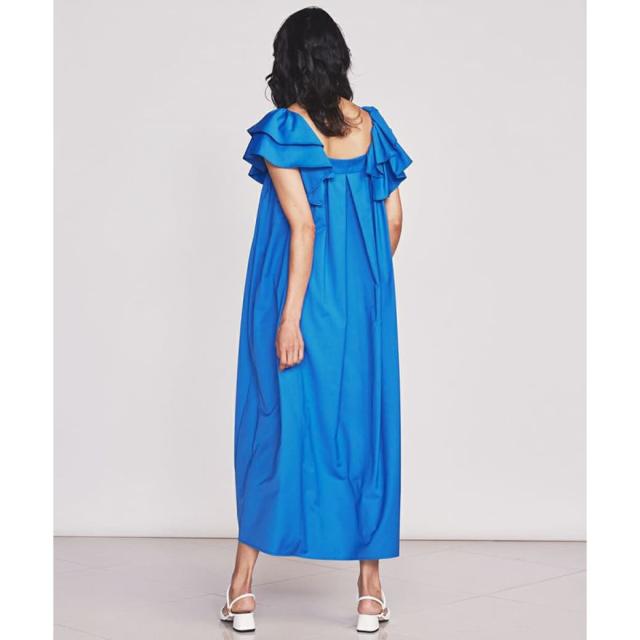 SALE50%OFF DOUBLE STANDARD CLOTHING ダブルスタンダードクロージング Sov. / フレアスリーブボリュームワンピース 0301140232 レディース ダブスタ ドレス ロング丈 フレア_5