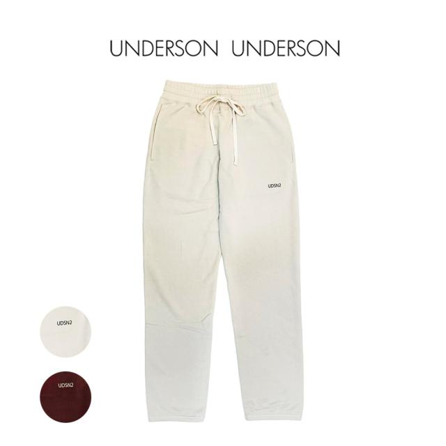 SALE50%OFF UNDERSON UNDERSON アンダーソンアンダーソン インレイクルーロングパンツ uuucp234009 ユニセックス ウィメンズ ボトムス