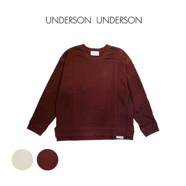 UNDERSON UNDERSON アンダーソンアンダーソン インレイクルースウェット uuuct234007 ユニセックス トップス 吸水 速乾  消臭 和紙使用 ｜au PAY マーケット