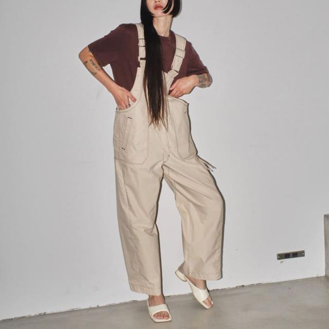 TODAYFUL トゥデイフル Frontzip Cotton Salopette フロント