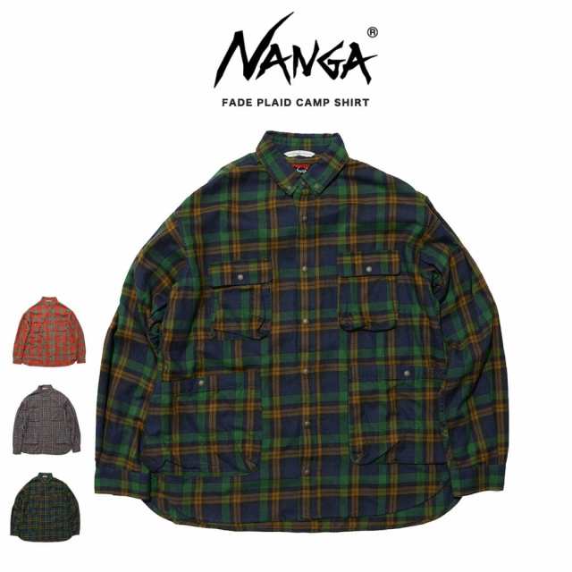 NANGA ナンガ FADE PLAID CAMP SHIRT / フェードプレイドキャンプ