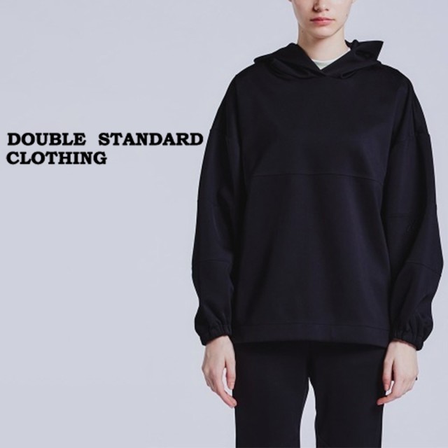 DOUBLE STANDARD CLOTHING ダブルスタンダードクロージング ESSENTIAL / ダンボールビッグシルエットパーカー 2508020241 レディース ダブスタ トップス ベーシック スポーティー ハイゲージ モード 2024春の通販は