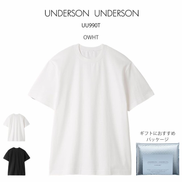 UNDERSON UNDERSON UU990T uumct249001 Tシャツ トップス レディース メンズ ユニセックス シンプル 和紙 コットン 上質 半袖