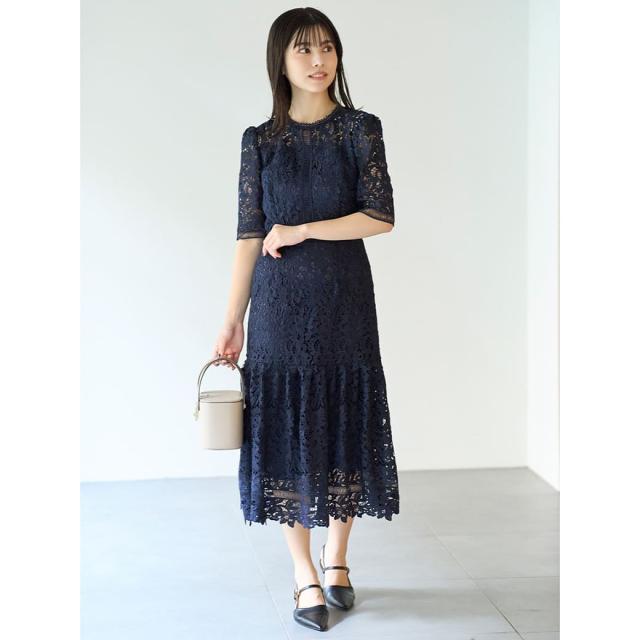 CELFORD レースワンピース cwfo249003 レディース ドレス フラワー  