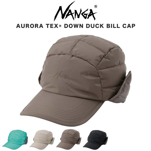 NANGA ナンガ AURORA TEX DOWN DUCK BILL CAP オーロラテックス ダウン ダック ビル キャップ アウトドアファッション 帽子