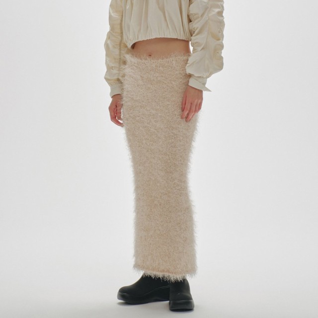 (予約) TODAYFUL Shaggy Knit Skirt シャギーニットスカート 12420805 (10月中旬以降入荷) レディース ロング丈 タイト ボトムス