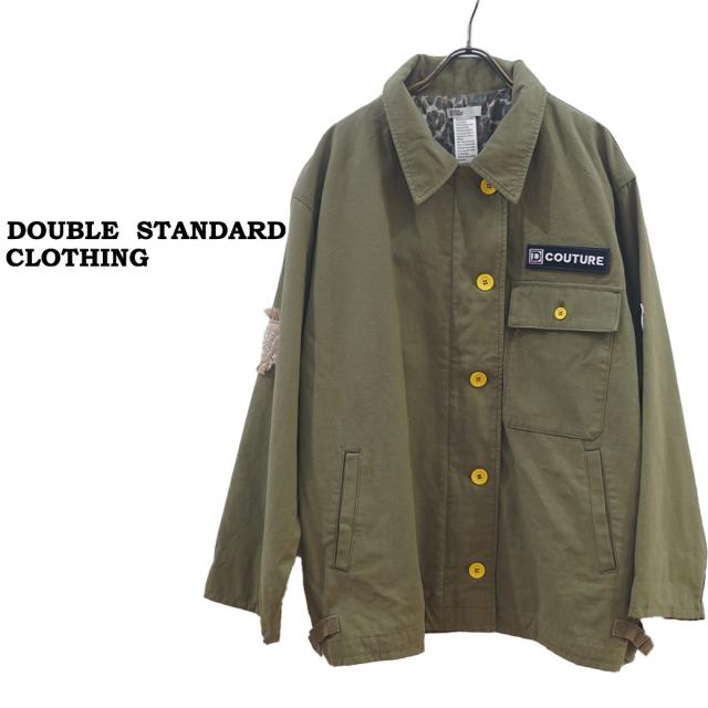 SALE30%OFF DOUBLE STANDARD CLOTHING バックサテンミリタリーブルゾン 0205380243 レディース ダブスタ アウター ジャケット 秋コーデ