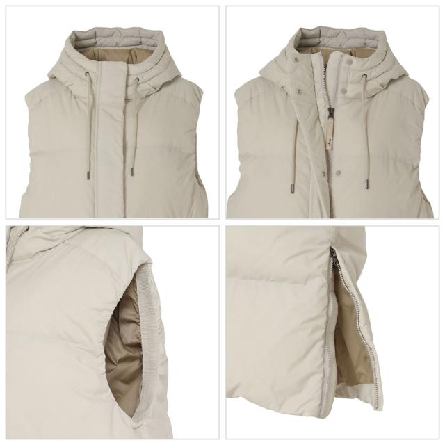 NANGA LONG DOWN VEST PARKA W(WOMEN) ウィメンズ レディース ダウンベスト アウター 羽織り_4