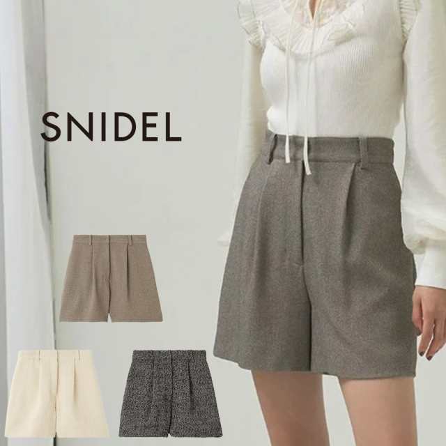 SNIDEL バリエショートパンツ swfp244226 レディース パンツ ボトムス スタイリッシュ トラッド