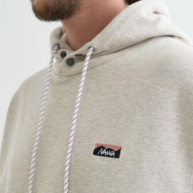 NANGA ECO HYBRID MINI BOX LOGO EMBROIDERY SWEAT HOODIE (UNISEX) パーカー ユニセックス トップス アウトドア_3
