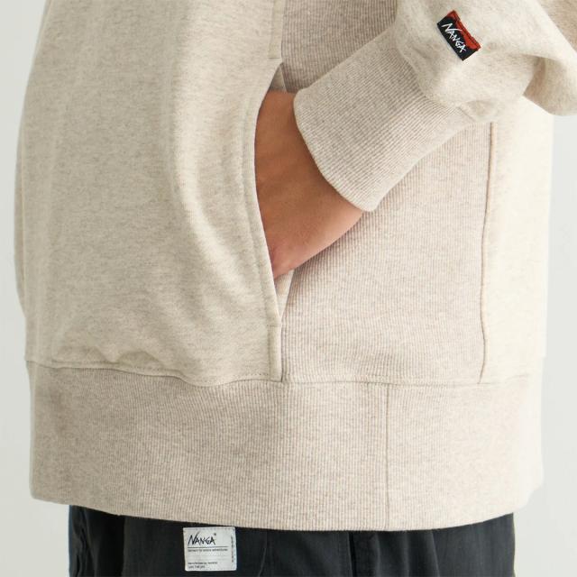NANGA ECO HYBRID MINI BOX LOGO EMBROIDERY SWEAT HOODIE (UNISEX) パーカー ユニセックス トップス アウトドア_4