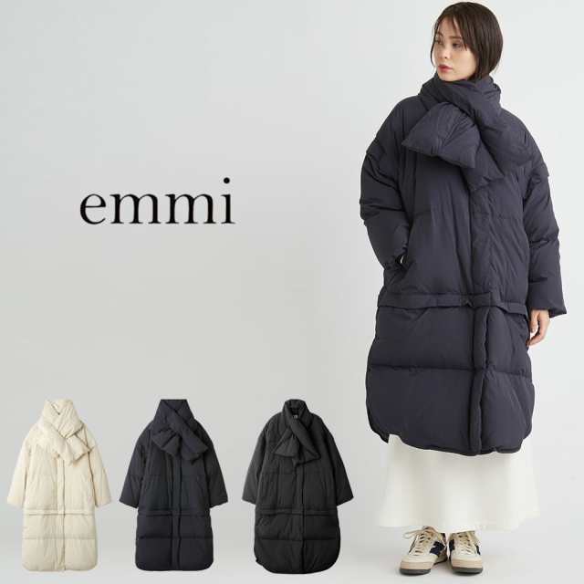 (予約) emmi atelier 金子綾 for emmi ecoマルチウェイダウンコート 13wfc245012 (10月中旬以降入荷) レディース アウター ダウンベスト