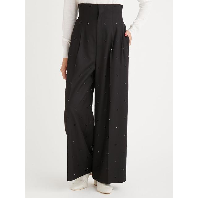 SALE40%OFF CELFORD セルフォード ホットフィットハイウエストワイドパンツ cwfp245065 レディース ボトムス スタイルアップ スタッズ フェミニン オフィス 女子会 デート 2024冬の通販は
