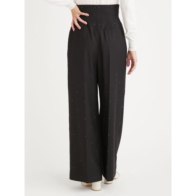 SALE40%OFF CELFORD セルフォード ホットフィットハイウエストワイドパンツ cwfp245065 レディース ボトムス スタイルアップ スタッズ フェミニン オフィス 女子会 デート 2024冬の通販は