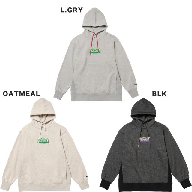 NANGA LIFE IS A JOURNEY MT.BOX LOGO SWEAT HOODIE(UNISEX) トップス 長袖 パーカー アウトドア ギフトにおすすめ_1