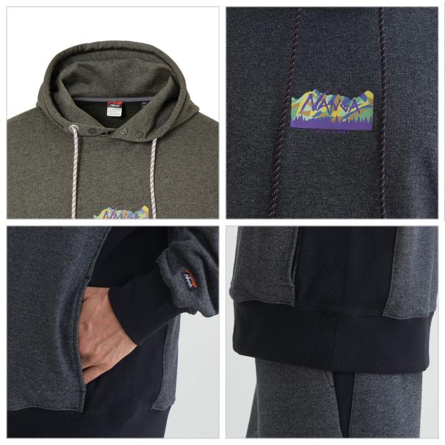 NANGA LIFE IS A JOURNEY MT.BOX LOGO SWEAT HOODIE(UNISEX) トップス 長袖 パーカー アウトドア ギフトにおすすめ_5