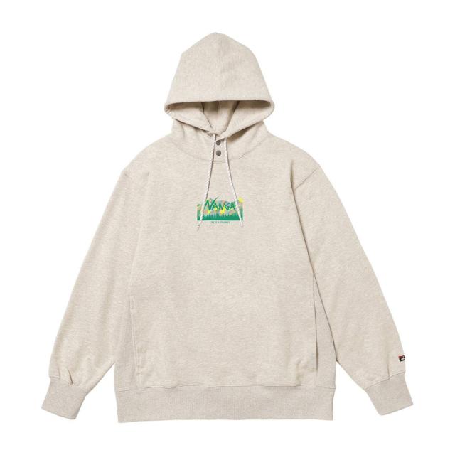 NANGA LIFE IS A JOURNEY MT.BOX LOGO SWEAT HOODIE(UNISEX) トップス 長袖 パーカー アウトドア ギフトにおすすめ_7