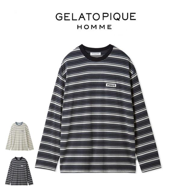 SALE20%OFF ジェラートピケオム パジャマ マルチボーダープルオーバー phct245961 メンズ ルームウェア 部屋着 GELATO PIQUE HOMME 5,505円