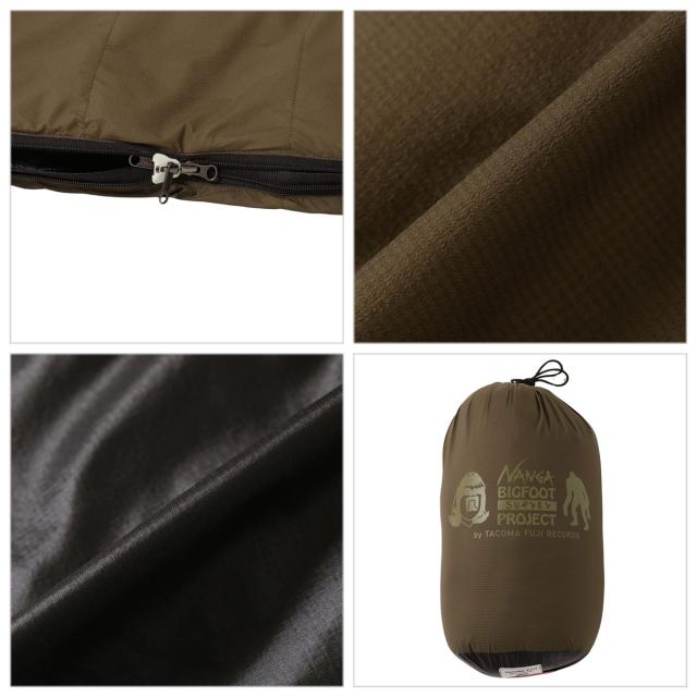 ナンガ NANGA×TACOMA FUJI RECORDS EXCLUSIVE SLEEPING BAG ナンガ×タコマフジレコード エクスクルーシブ スリーピングバッグ シュラフ 寝袋 掛け布団 快適 アウトドア キャンプ_5