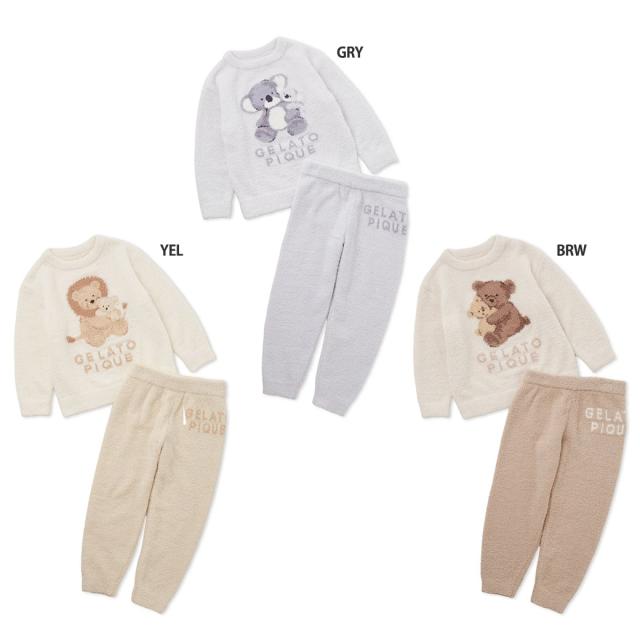 ジェラートピケ120-130cm セットアップ 3点セット ルームウェア