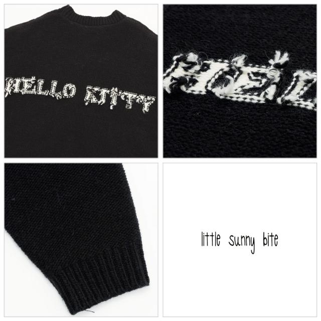 ハローキティ × リトルサニーバイト ニットトップス HELLO KITTY