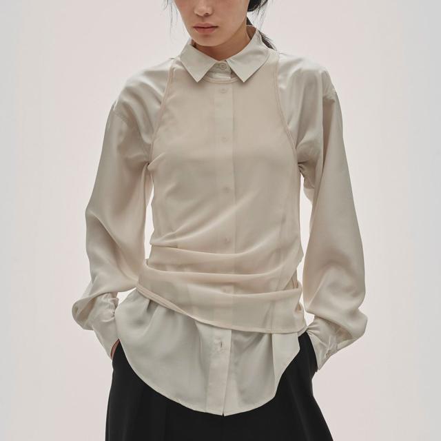(予約) TODAYFUL トゥデイフル 2set Sheer Shirts 2セットシアーシャツ 12520406 (8月中旬以降入荷) レディース トップス 長袖  2025秋